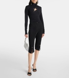 Mugler Pierced capri pants