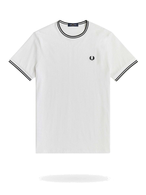 Photo: Fred Perry T Shirt White   Mens