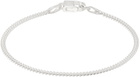 Hatton Labs Silver Round Curb Bracelet
