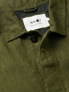 NN07 - Oscar Linen Overshirt - Green