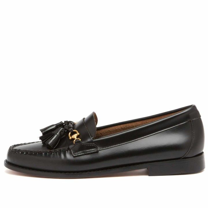 Photo: Bass Weejuns Women's Tetra Tassel Loafer in Black Leather