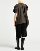 Alainpaul Womens T-shirt Dark in Brown
