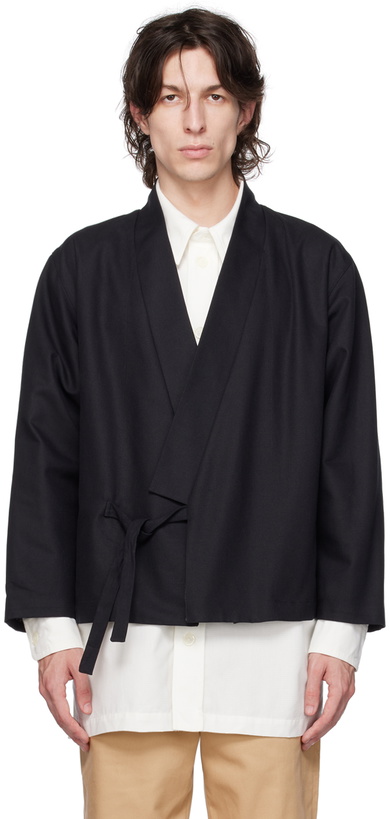 Photo: Kenzo Black Wrap Jacket