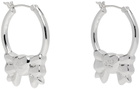 Sandy Liang Silver Present Earrings