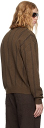 mfpen Brown Formal Cardigan