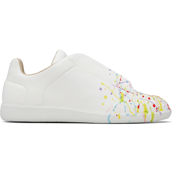 Photo: Maison Margiela White Future Low-Top Sneakers