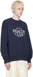 Sporty & Rich Navy 'Health' Sweatshirt