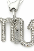 Diesel Metal Scorpio charm with rhinestones - Charms and Keyrings - Unisex - Silver