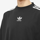 Balenciaga x Adidas T-Shirt in Black/White