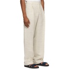 Botter Off-White Classic Pleat Trousers