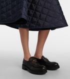 Prada Leather penny loafers