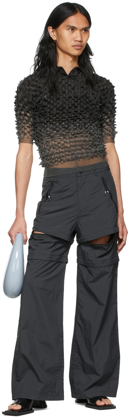 Chet Lo SSENSE Exclusive Black Heavenly Gradient Polo