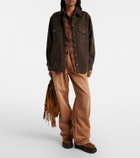 Bogner Chamonix 10 shearling and suede ankle boots