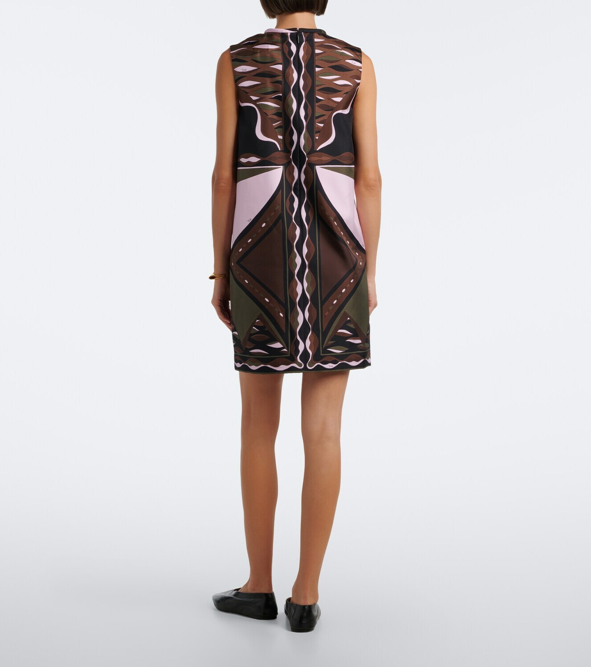 Pucci Dune silk twill shift dress