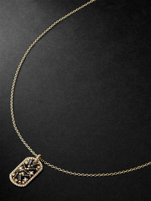 Photo: Suzanne Kalan - Gold, Sapphire and Diamond Pendant Necklace