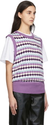 Noon Goons Purple Kingston Sweater Vest