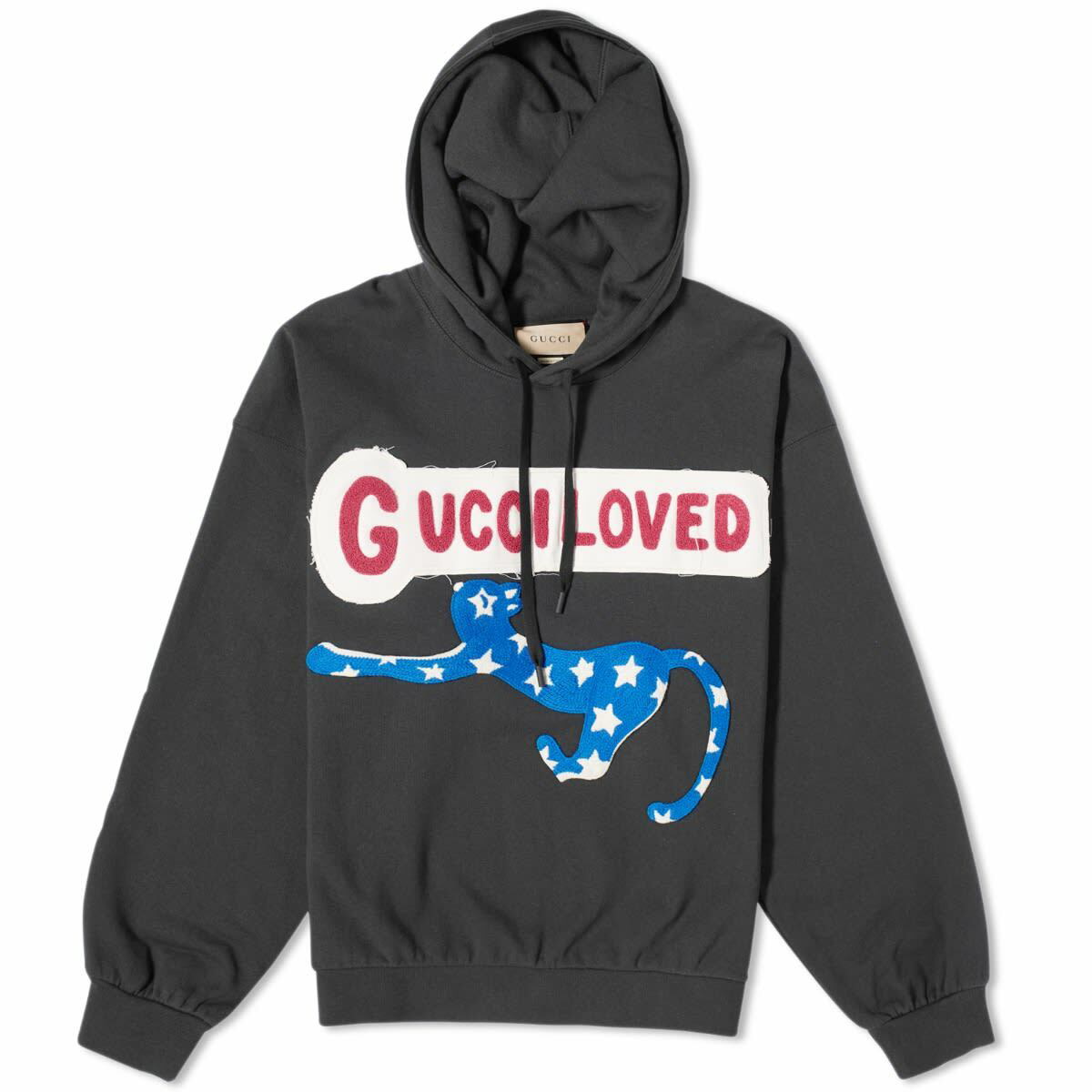 Gucci Colour-block Logo-print Tech-jersey Half-zip Hoodie for Men