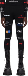 Balenciaga Black Ski Leggings