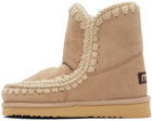 Mou Beige Suede Ankle 18 Boots