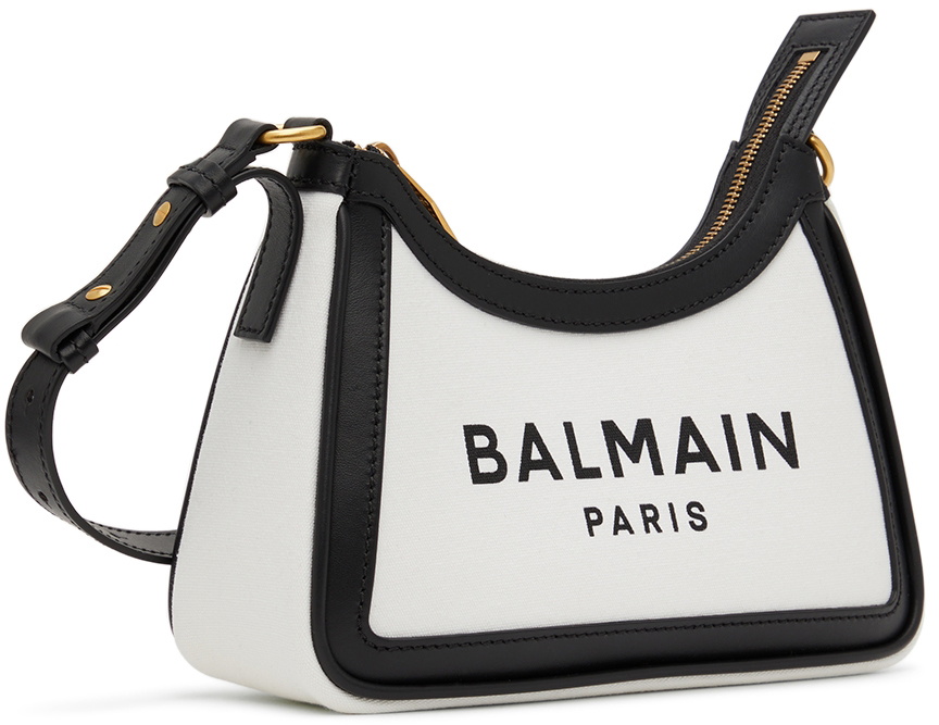 Balmain White B Army Shoulder Bag Balmain