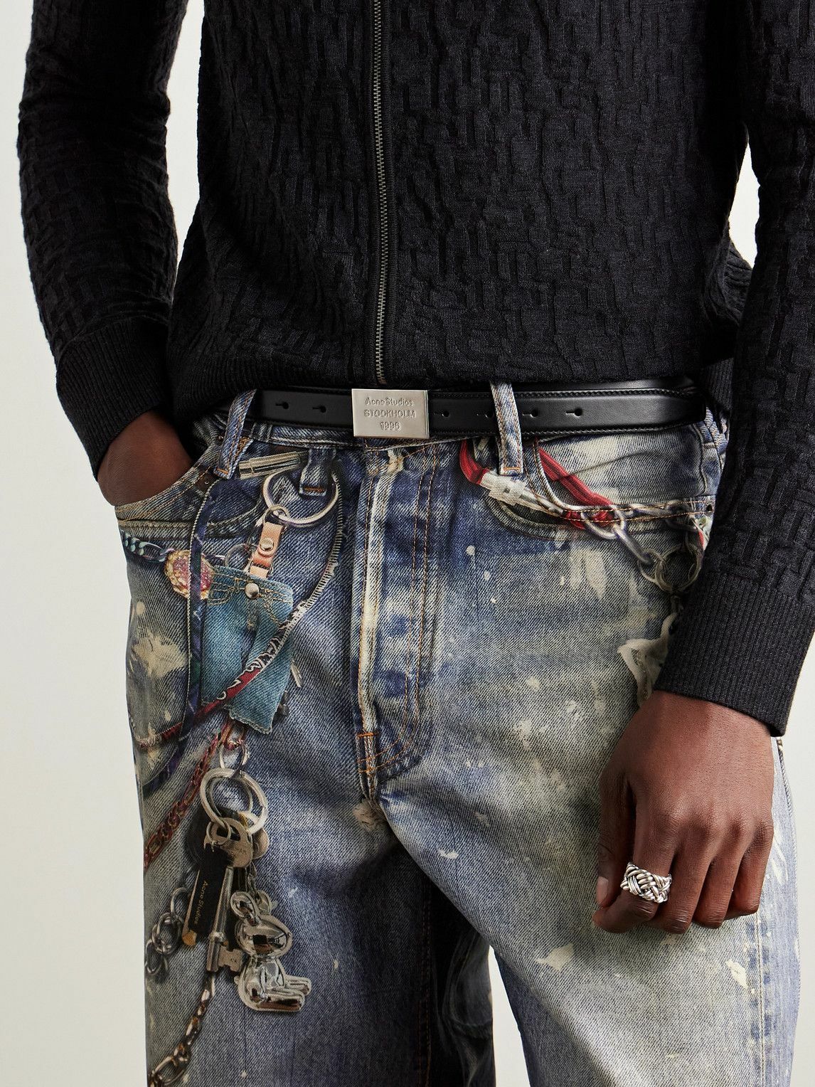 Acne Studios - 2cm Leather Belt - Black Acne Studios