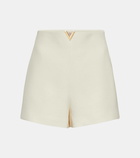 Valentino Crêpe Couture high-rise shorts