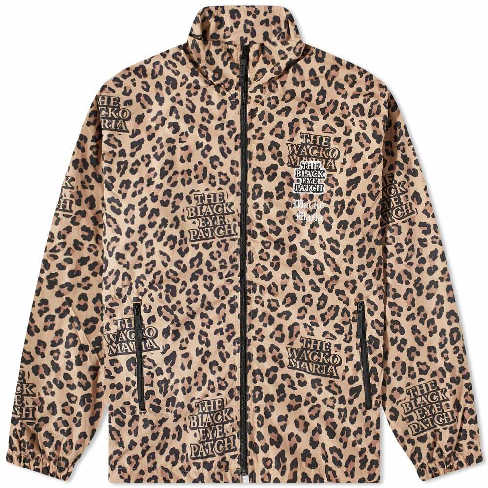 Wacko Maria x BlackEyePatch Type 2 Leopard Track Jacket in Brown