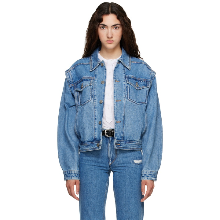 Photo: Isabel Marant Etoile Blue Zyma Denim Jacket