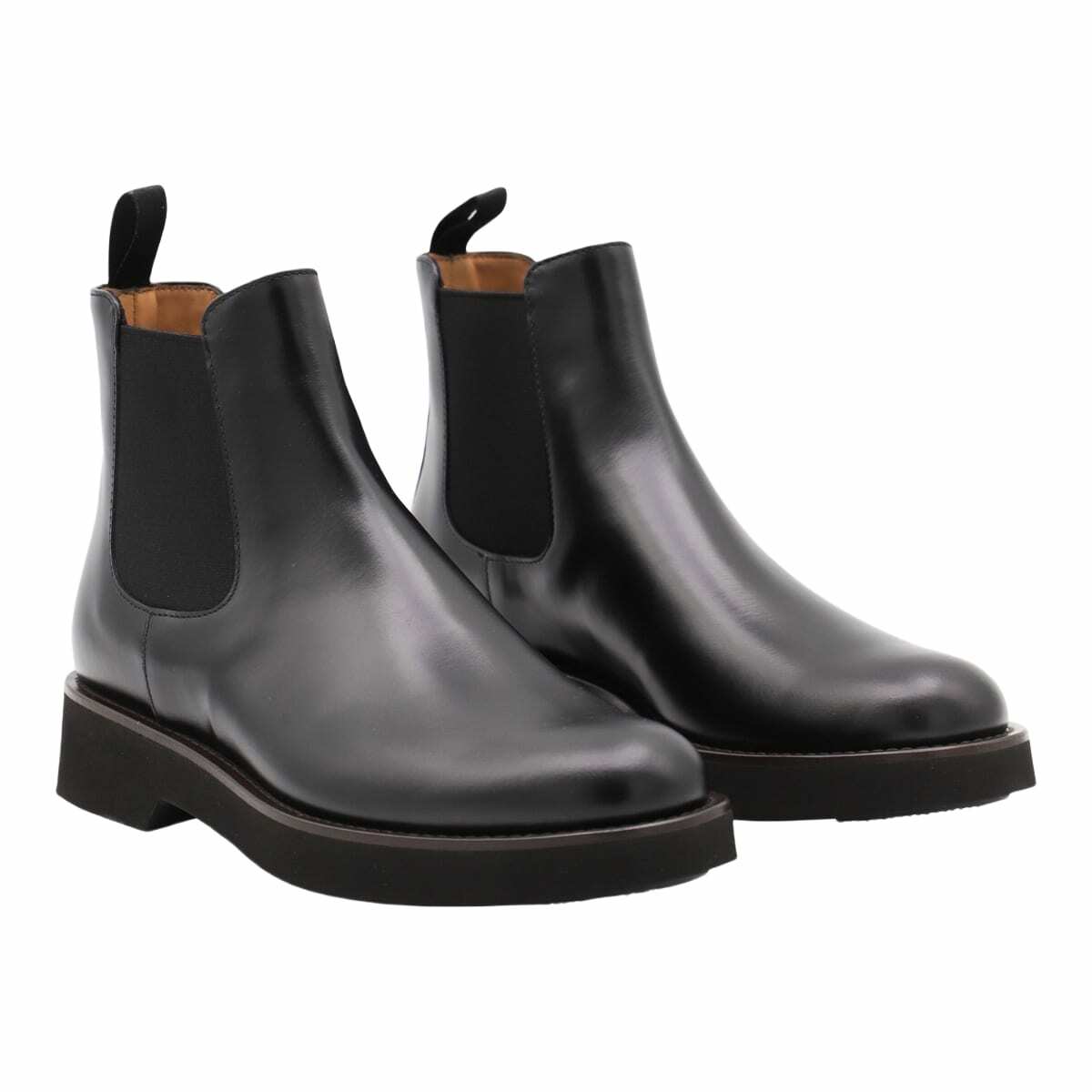 Church's Black Leather Monmouth Boots