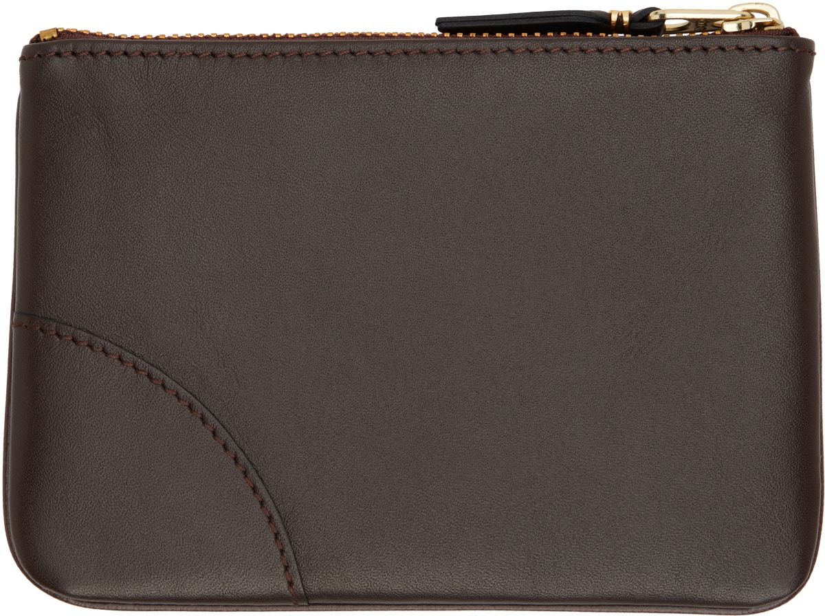 COMME des GARÇONS WALLETS Brown Classic Small Pouch
