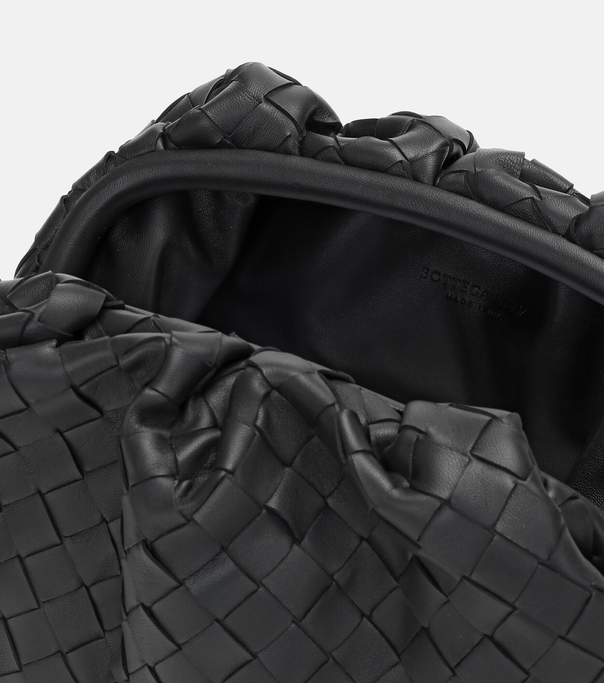 Bottega Veneta - Pouch intrecciato leather clutch