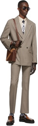 Ernest W. Baker Brown Check Trousers