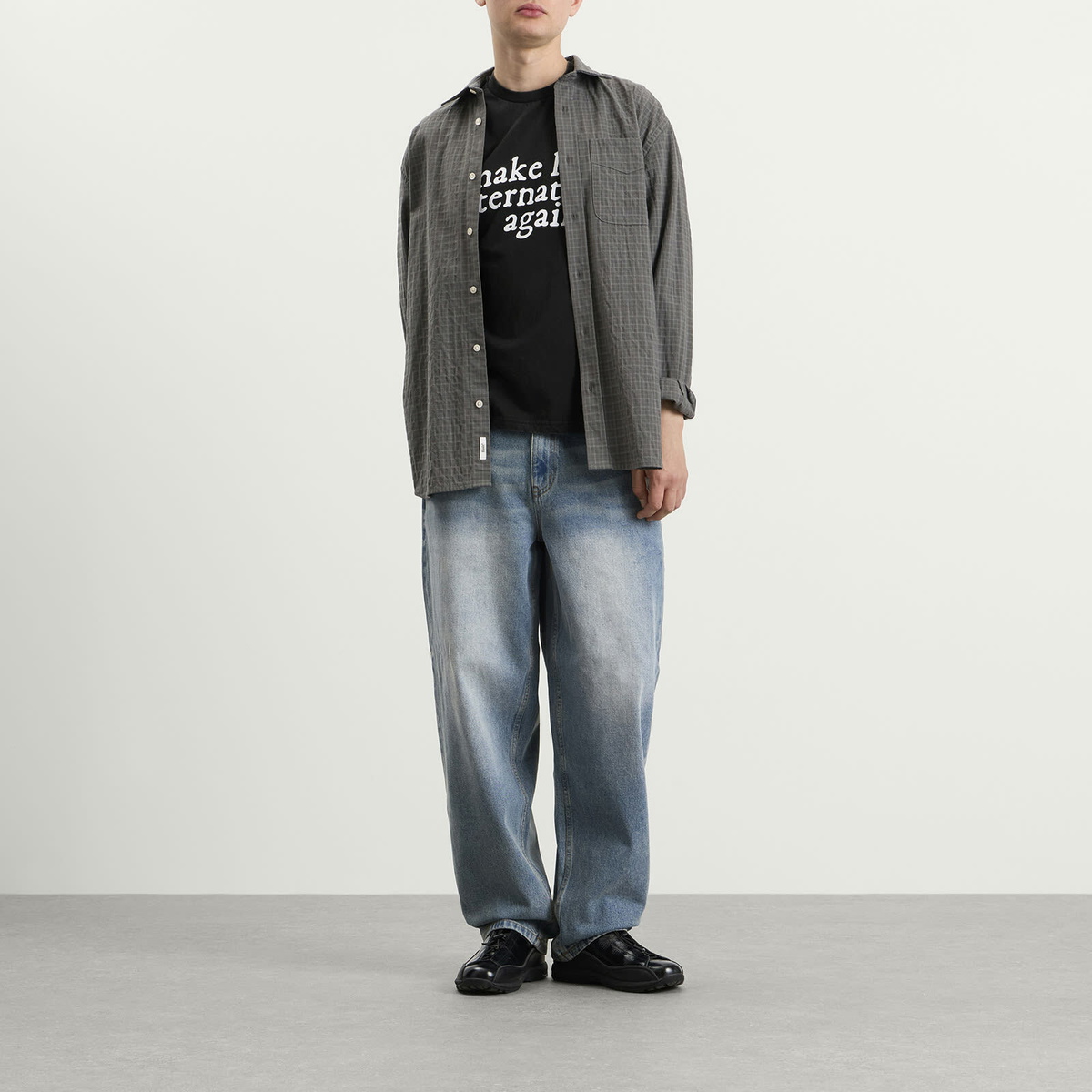 ACMH by Magic Castles Men's x Love International MLIA T-Shirt in Black/White