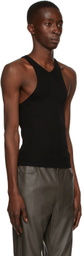 Judy Turner Black Silk Barcelona Tank Top