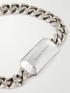 Alexander McQueen - Logo-Engraved Silver-Tone ID Bracelet