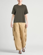 Rick Owens Womens T-shirt in Dark green