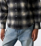 RRL Plaid wool-blend flannel shirt