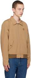 Maison Kitsuné Beige Harrington Jacket