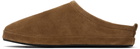 Balenciaga Tan Alaska Slippers