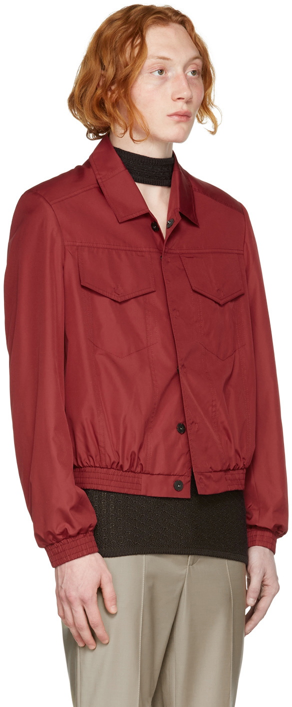 Situationist Red Polyester Jacket Situationist