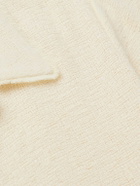 Séfr - Jagou Camp-Collar Cotton-Blend Tweed Shirt - Neutrals