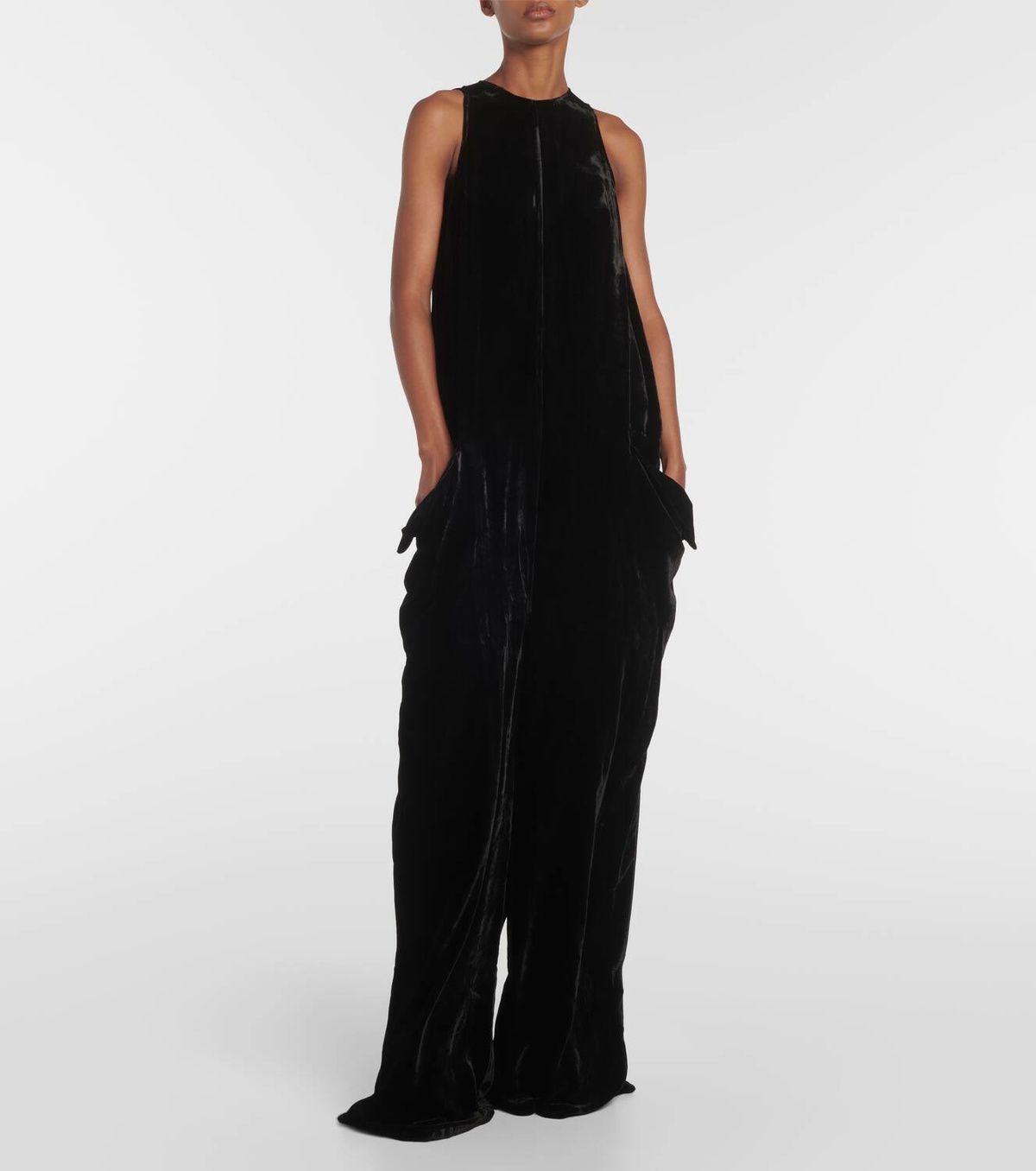 Rick Owens Senza velvet jumpsuit