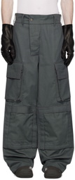 BRYAN JIMENÈZ SSENSE Exclusive Gray Bunker Cargo Pants