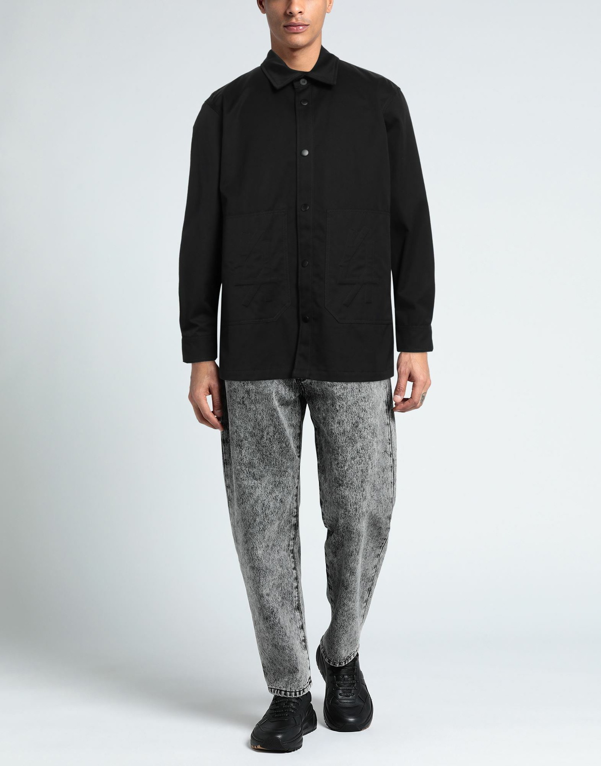 44 Label Group Mens Shirt in Black