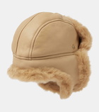 Loro Piana Alaskan shearling-lined leather hat