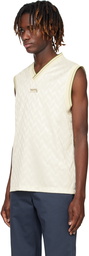 Maison Kitsuné Off-White Jacquard Flash Fox Vest