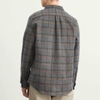Portuguese Flannel Men's Type Tweed Overshirt in Grey