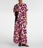 Velvet Jess floral cotton voile maxi skirt