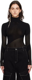 Dion Lee Black Helix Sweater