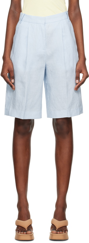 Photo: REMAIN Birger Christensen Blue Bermuda Shorts
